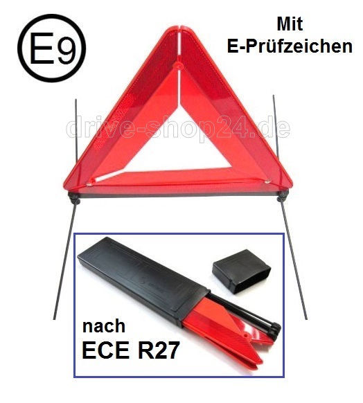 Warndreieck Kompakt-Modell E-geprüft - PAT Europe