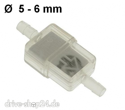 BENZINFILTER  5-6 uni. fr Roller, Pocket Bike, KRAD, Quad, ATV
