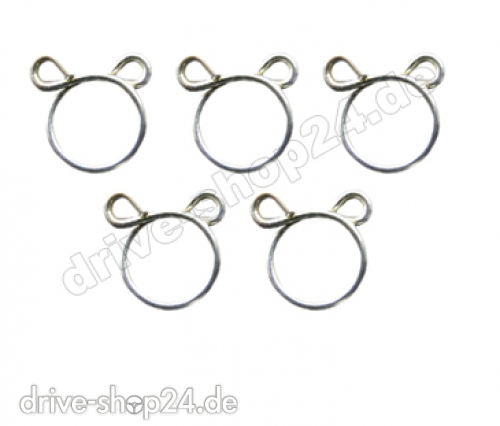 5x BENZINSCHLAUCHSCHELLEN 8mm Clips / Klemmen fr Benzinschlauch