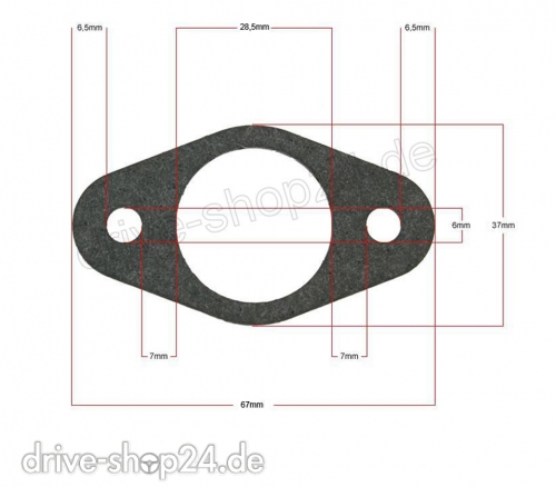 Auspuff KRMMERDICHTUNG [standard] Dichtung Strke: 1,5mm