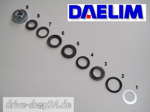 DAELIM VC + VS + VT 125 ORIGINAL LENKKOPFLAGER SATZ komplett