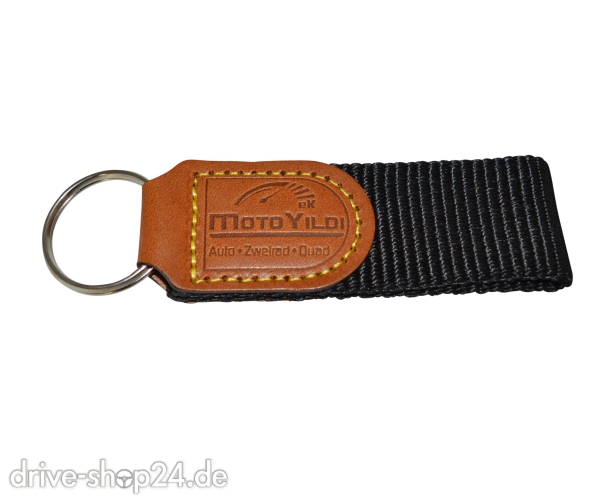 MOTO YILDI Schlsselanhnger aus Leder/Nylon