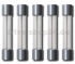 5x GLASSICHERUNG 6,3 x 32 mm - 10A  Glasrohr-Sicherung